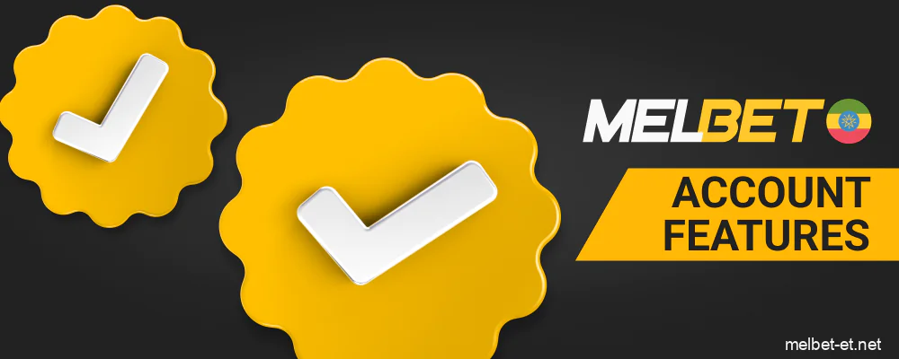 Melbet account settings and features