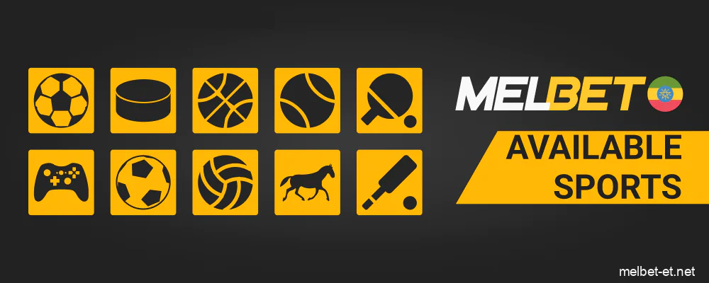 List of sports offered on Melbet