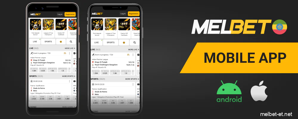 Melbet app for Android and iOS