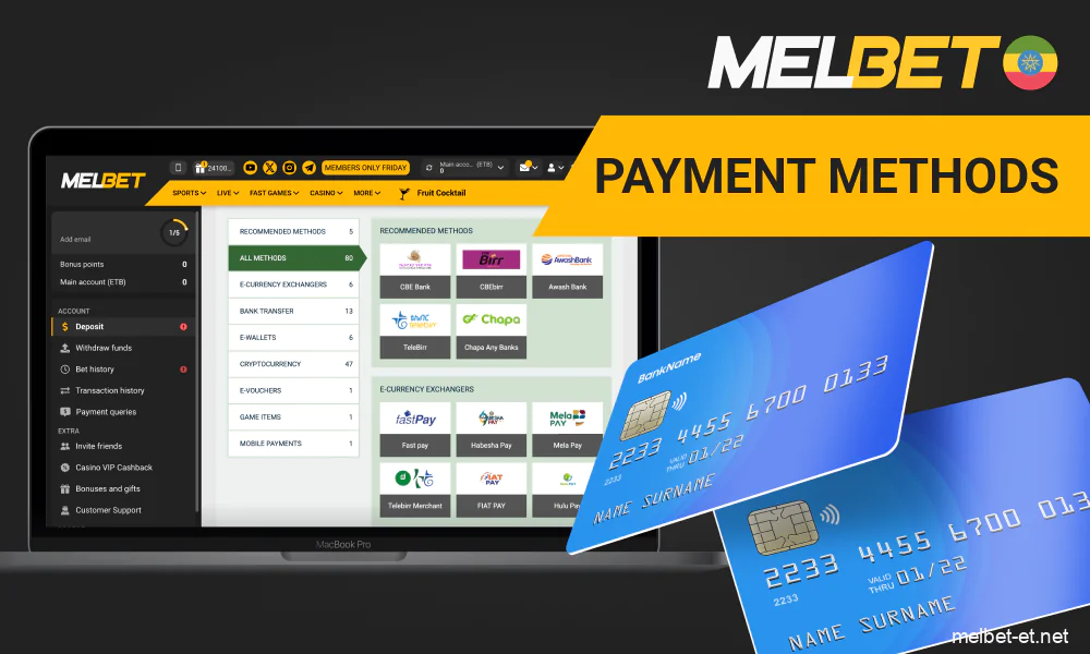 Melbet Payment Methods for Ethiopian Players